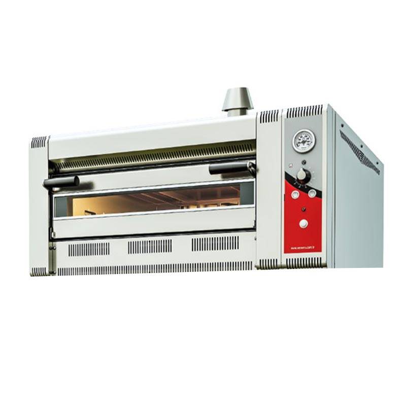 Venarro Dreay 34 cm x 6 Pizza Kapasiteli Tek Katlı Pizza Fırını, Doğalgazlı, Endüstriyel - 1