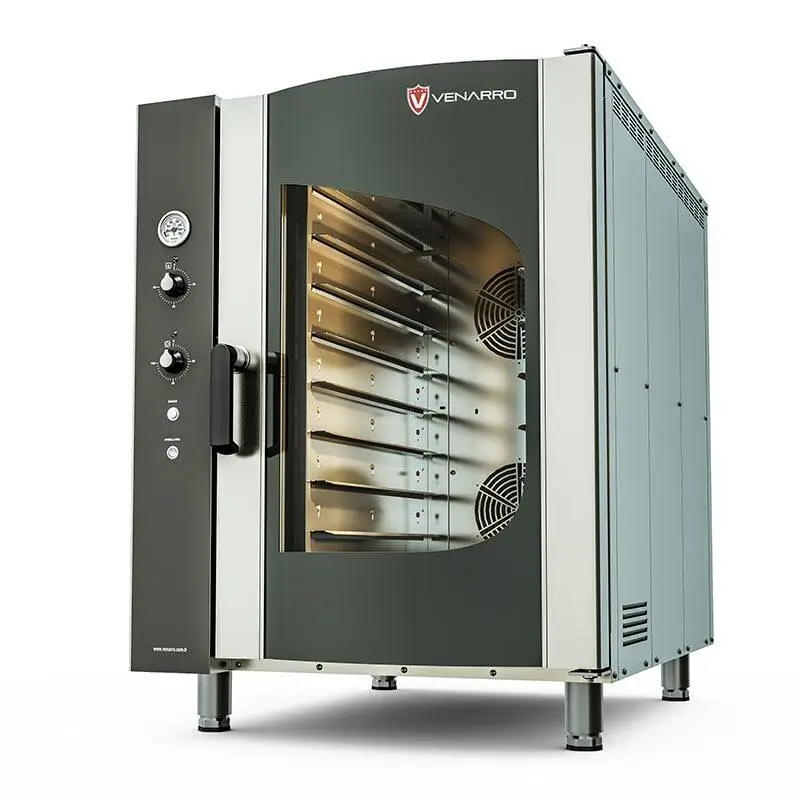 Venarro Elrond DGF - P9 Patisserie Fırın, Manuel, 9 Tepsi Kapasiteli, 40x60 cm, LCD Ekran, Doğalgazlı - 1