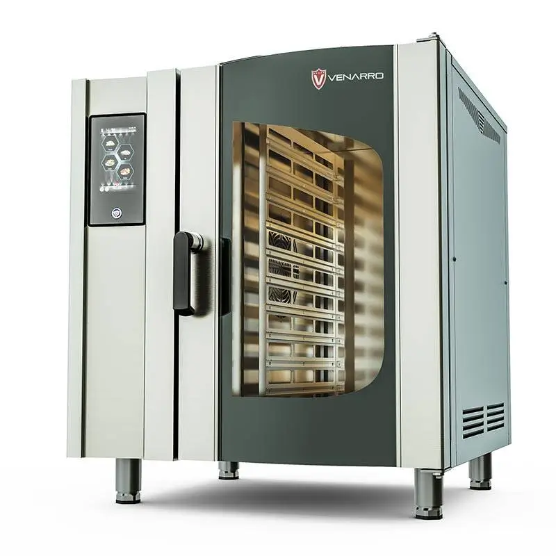 Venarro Freya DGF - K10D Konveksiyonlu Fırın, Dijital, GN 1/1 10 Tepsi Kapasiteli, LCD Ekran, Doğalgazlı - 1