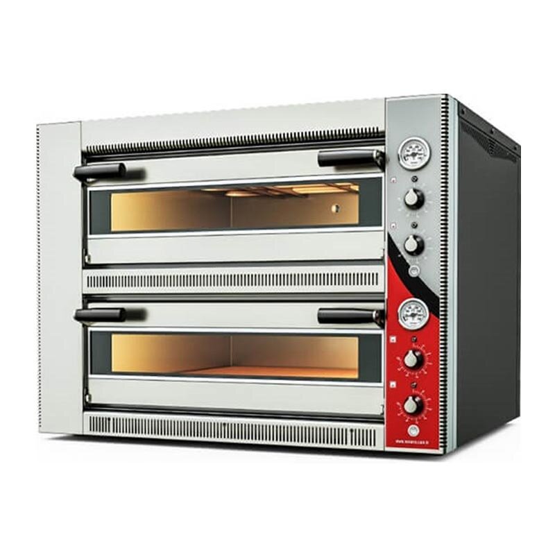Venarro Frigga DYP - 6+6S Pizza Fırını, Çift Katlı, 34 cm x 6+6 Pizza Kapasiteli, 380 V, Elektrikli - Venarro