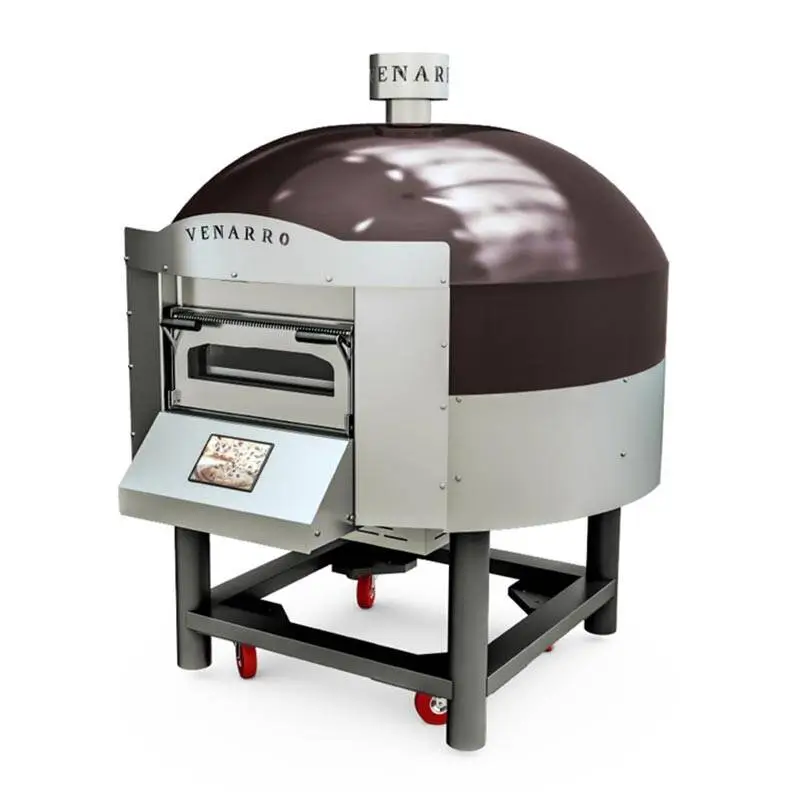 Venarro Galadri Döner Tabanlı Pizza Fırını, 30 cm x 6 Pizza Kapasiteli, Elektrikli, LCD Ekran, Kahverengi - 1