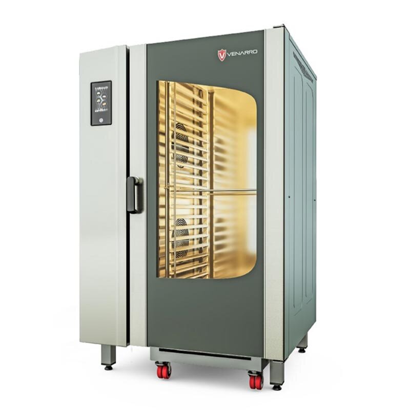 Venarro Lofri Dokunmatik Ekranlı Konveksiyonlu Fırın, 40 Tepsi Kapasiteli, LCD Ekran, Doğalgazlı - Venarro