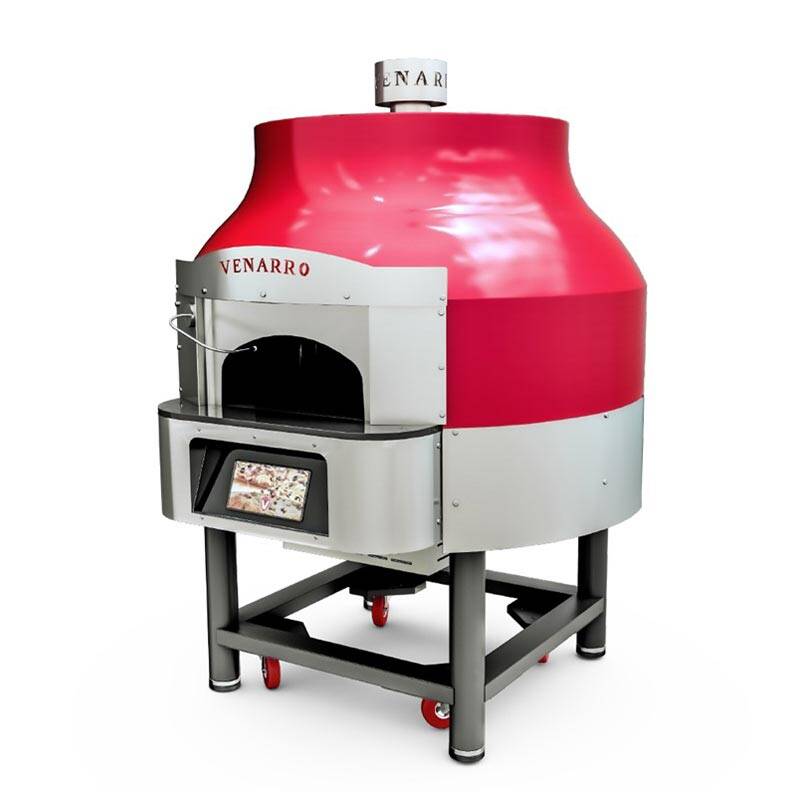 Venarro Maestro 30 cm x 9 Pizza Kapasiteli Döner Tabanlı Pizza Fırını, LCD Ekranlı, LPG'li, Kırmızı - 1