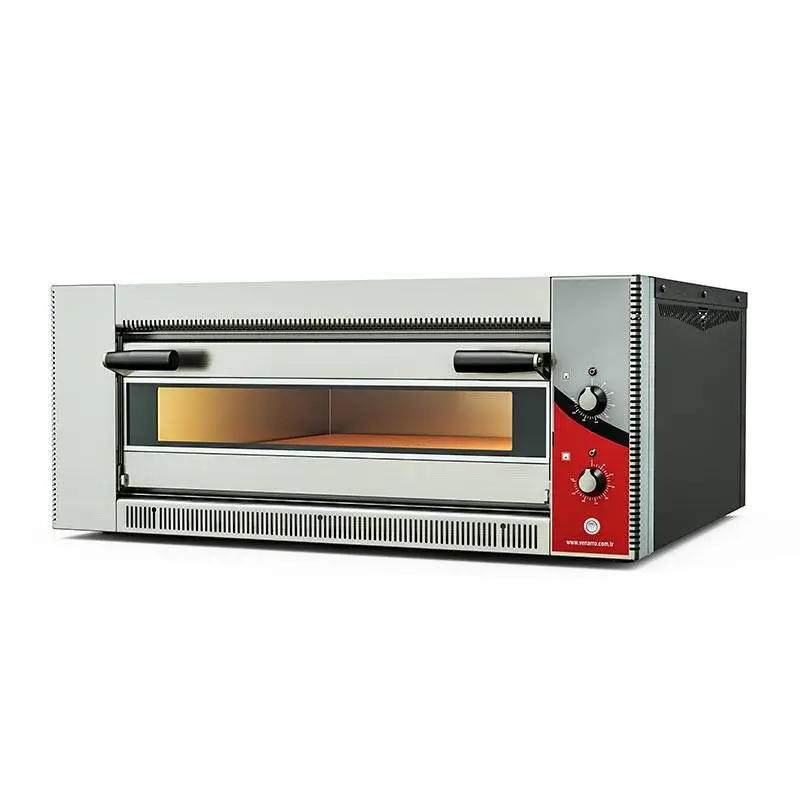 Venarro Vezzola DYP-4S 34 cm x 4 Pizza Kapasiteli Tek Katlı Pizza Fırını, 380 V, Elektrikli - 1