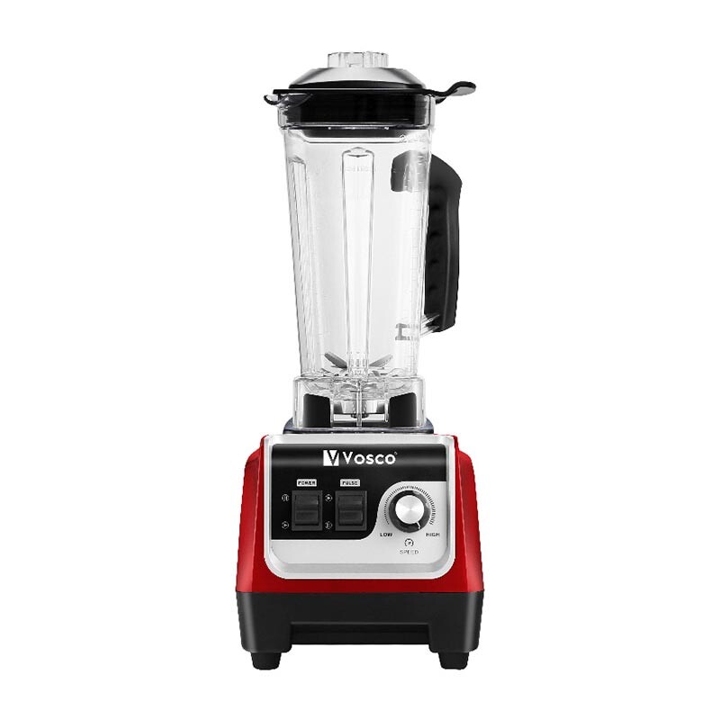 Vosco HS-206 Manuel Buz Kırıcı Bar Blender, 2 Lt. Hazne, 2000 W, Kırmızı - Vosco