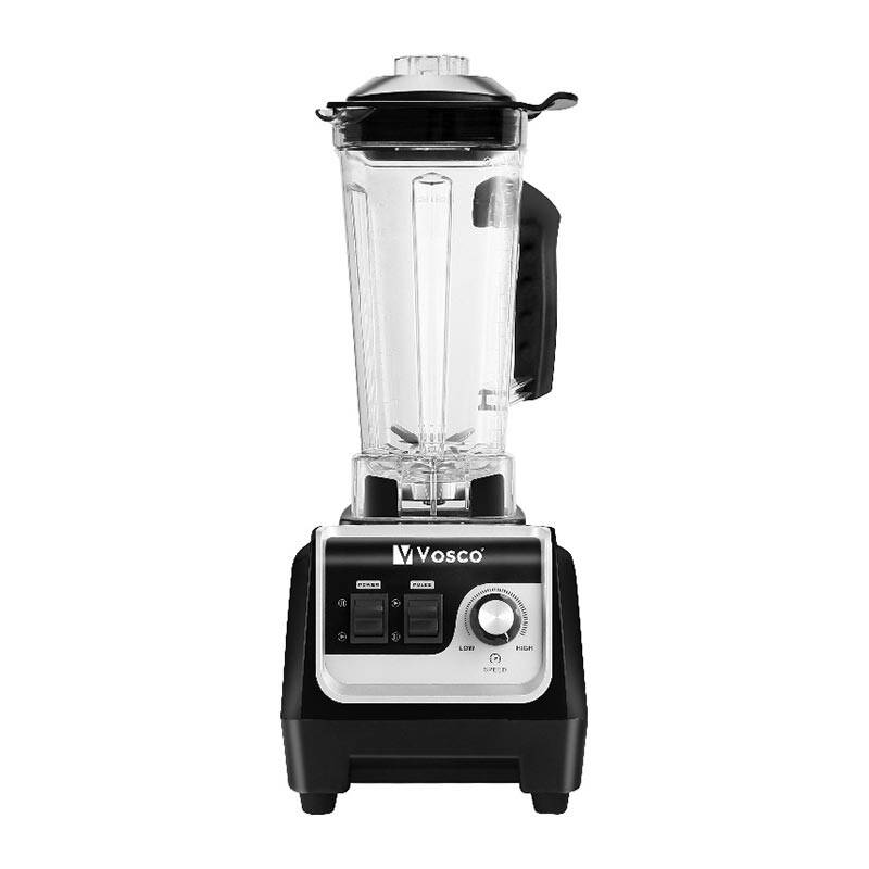 Vosco HS-206 Manuel Buz Kırıcı Bar Blender, 2 Lt. Hazne, 2000 W, Siyah - 1