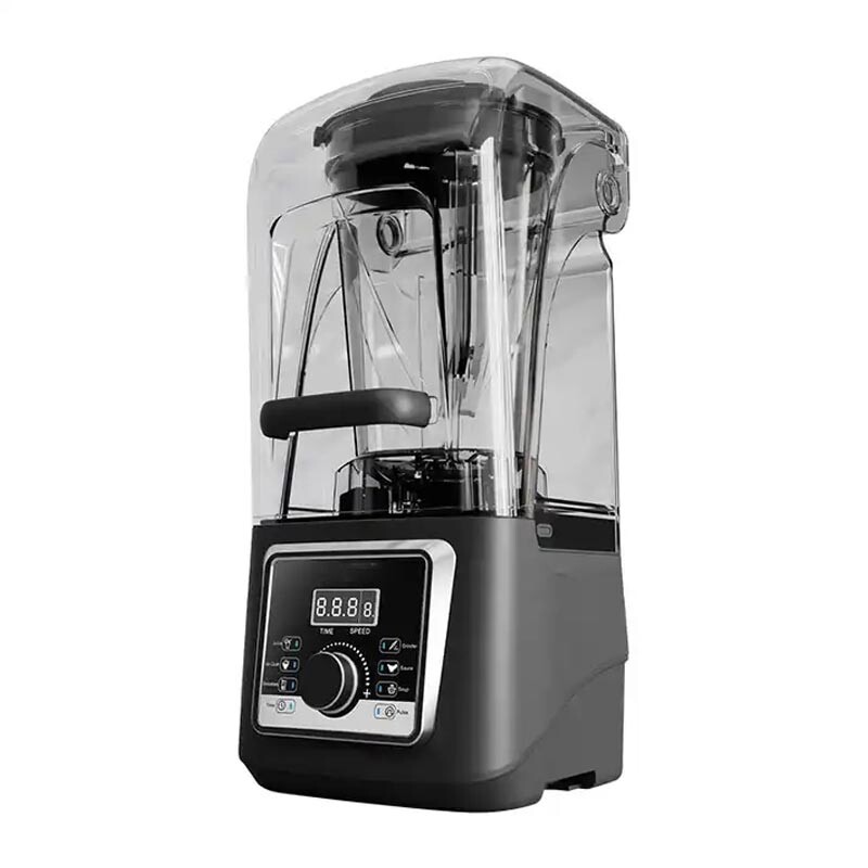 Vosco HS-214CG Pro Gürültü Önleyici Kapaklı Dijital Bar Blender, 4 Lt. Hazne, 1600 W, Siyah - 2