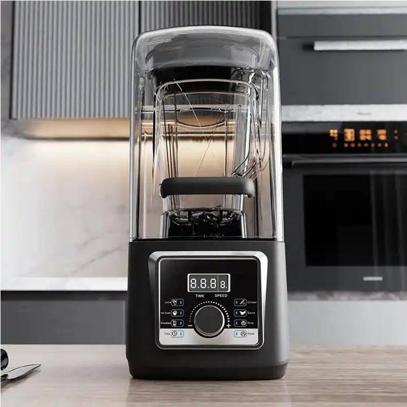 Vosco HS-214CG Pro Gürültü Önleyici Kapaklı Dijital Bar Blender, 4 Lt. Hazne, 1600 W, Siyah - 3