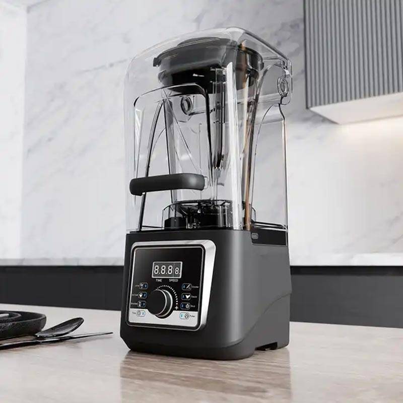 Vosco HS-214CG Pro Gürültü Önleyici Kapaklı Dijital Bar Blender, 4 Lt. Hazne, 1600 W, Siyah - 4