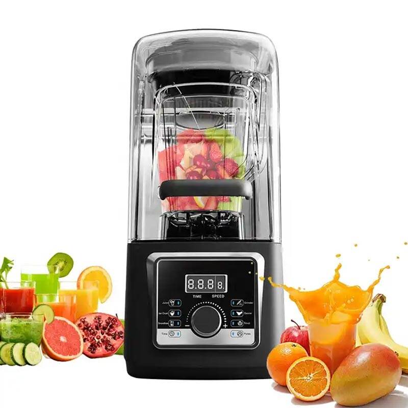 Vosco HS-214CG Pro Gürültü Önleyici Kapaklı Dijital Bar Blender, 4 Lt. Hazne, 1600 W, Siyah - 5