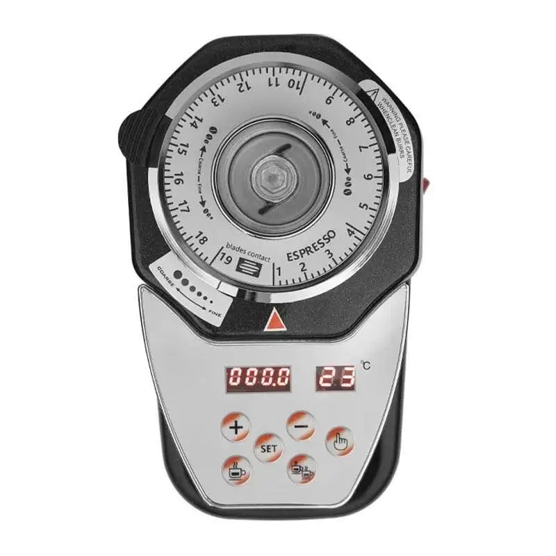Vosco KD-25S Dozaj Ayarlı Tam Otomatik Kahve Değirmeni, 60 mm Dişli, Siyah - 5