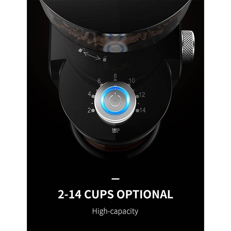 Vosco KD-835 Dozaj Ayarlı Ev Tipi Kahve Değirmeni, 35 mm Çelik Bıçak - 6
