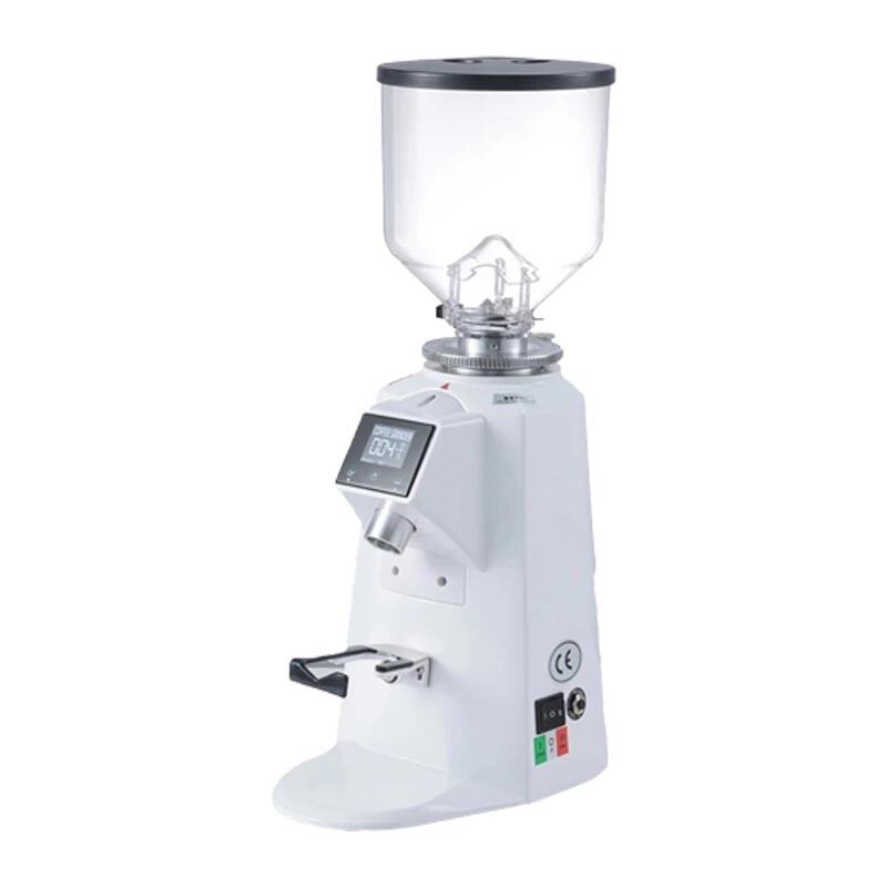 Vosco KD-P50B Dozaj Ayarlı Tam Otomatik Kahve Değirmeni, Dijital Panel, Beyaz - 1