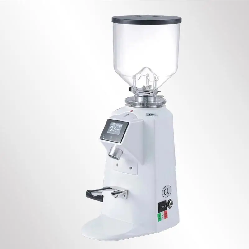 Vosco KD-P50B Dozaj Ayarlı Tam Otomatik Kahve Değirmeni, Dijital Panel, Beyaz - Vosco (1)