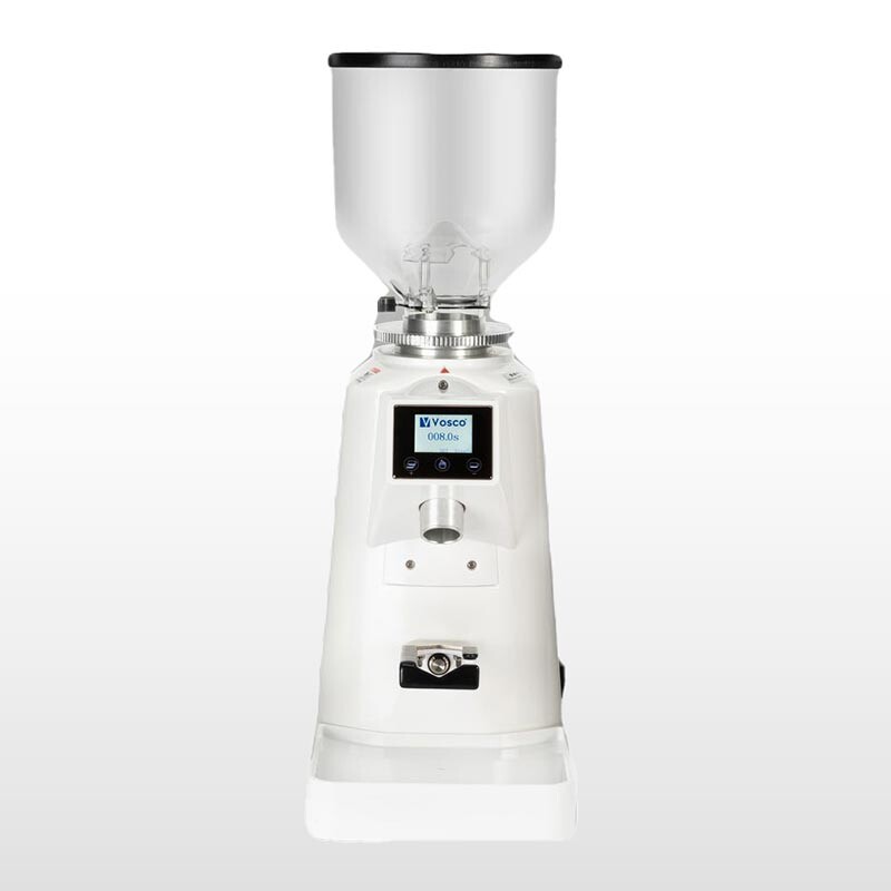 Vosco KD-P50B Dozaj Ayarlı Tam Otomatik Kahve Değirmeni, Dijital Panel, Beyaz - 3