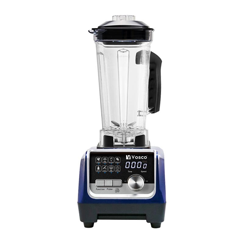 Vosco VHS-206C Pro Dijital Buz Kırıcı Bar Blender, 2 Lt, 2200 W, Dijital Ekran, Mavi - 1