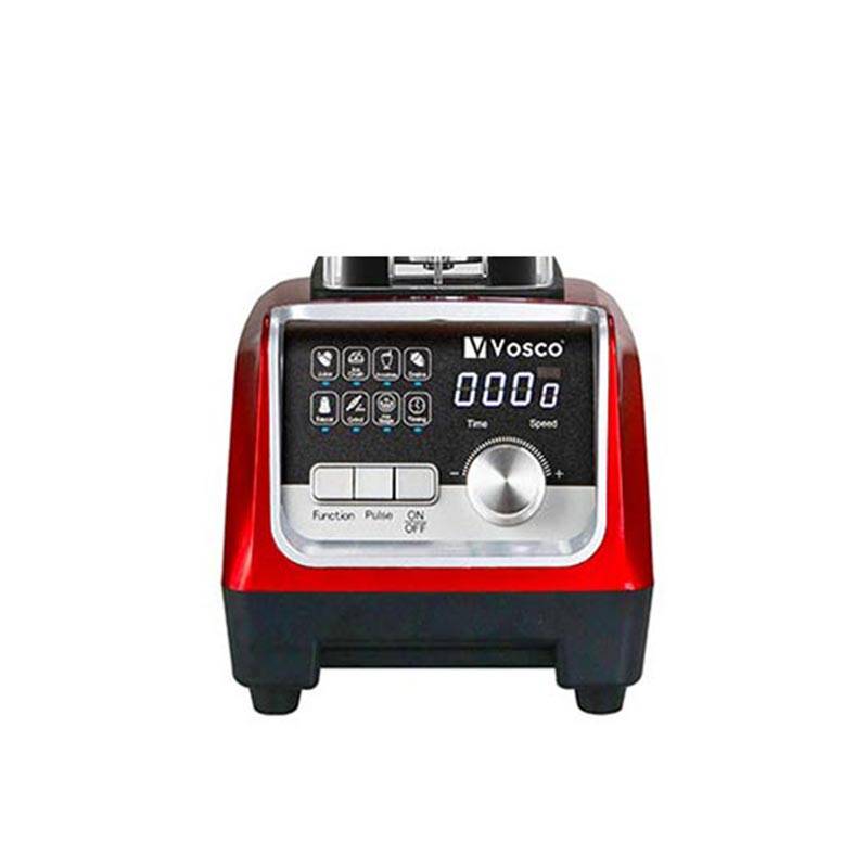 Vosco VHS-206C Pro Dijital Buz Kırıcı Bar Blender, 2 Lt, 2200 W, Led Ekran, Kırmızı - 4