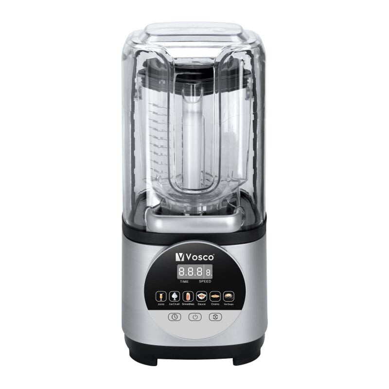 Vosco VHS-211E Pro Silent Gürültü Önleyici Kapaklı Dijital Bar Blender, 2 Lt. Hazne, 1600 W, Beyaz - 1