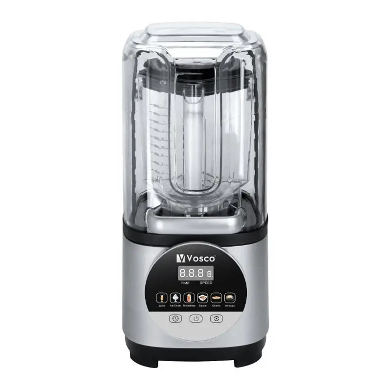 Vosco VHS-211E Pro Silent Gürültü Önleyici Kapaklı Dijital Bar Blender, 2 Lt. Hazne, 1600 W, Beyaz - 1