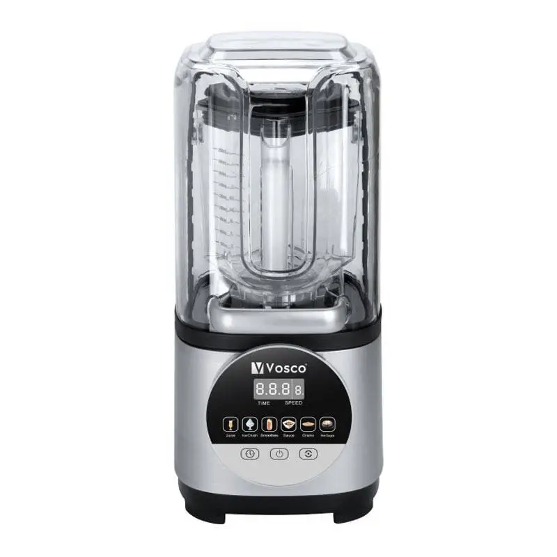 Vosco VHS-211E Pro Silent Gürültü Önleyici Kapaklı Dijital Bar Blender, 2 Lt. Hazne, 1600 W, Beyaz - 1