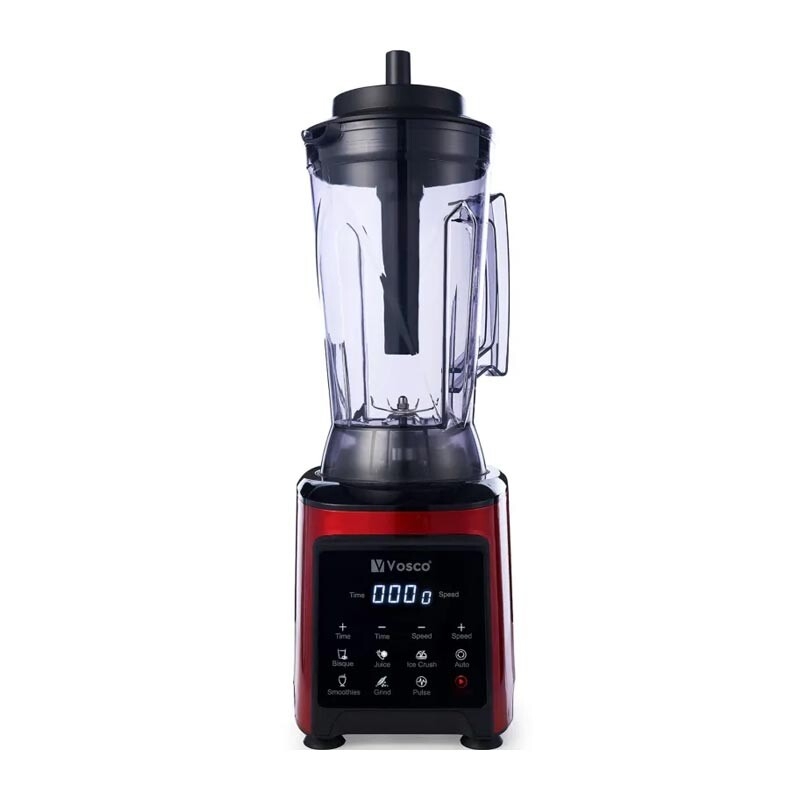 Vosco VHS-306CK Pro XL 8 Bıçaklı Dijital Bar Blender, 4 Lt. Hazne, Kırmızı - 1