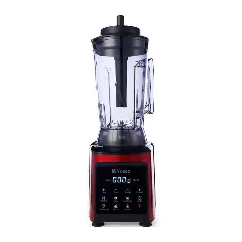 Vosco VHS-306CK Pro XL 8 Bıçaklı Dijital Bar Blender, 4 Lt. Hazne, Kırmızı - 1