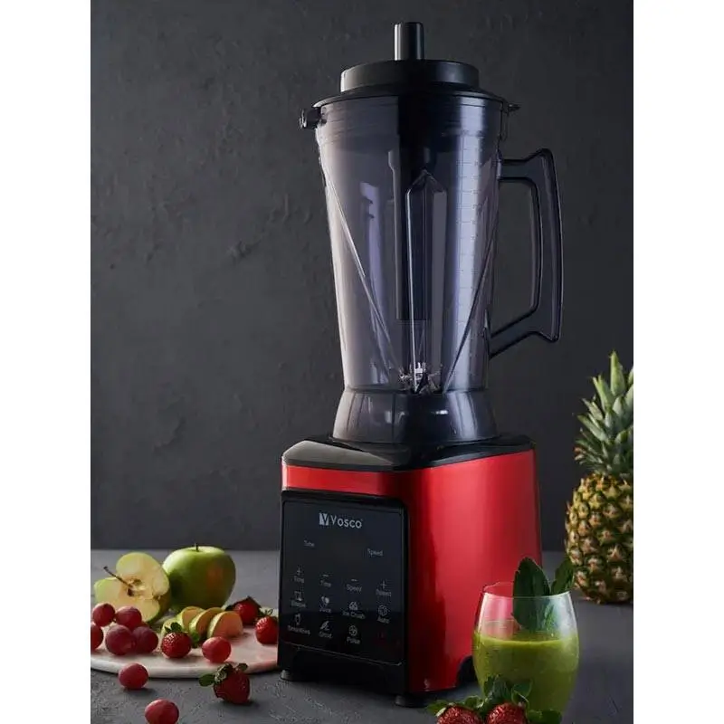 Vosco VHS-306CK Pro XL 8 Bıçaklı Dijital Bar Blender, 4 Lt. Hazne, Kırmızı - 2