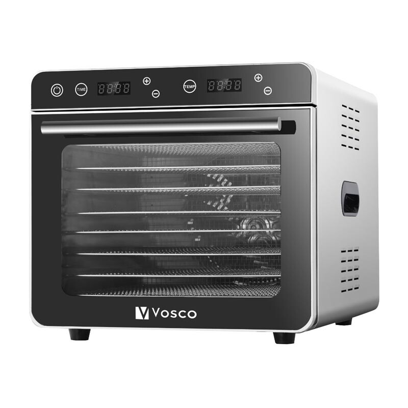 Vosco VSC-08C Meyve Kurutma Makinesi, Dijital Ekran, 8 Tepsi Kapasiteli - Vosco