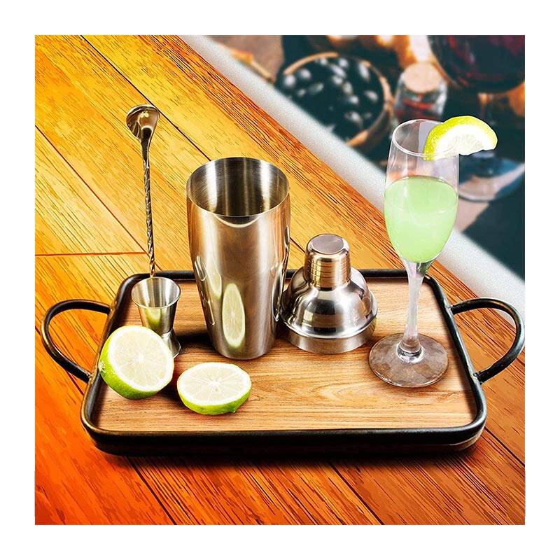 Vosco VSC-K3 3 Parça Bar Kokteyl Seti, Paslanmaz Çelik, 750 ml - 5