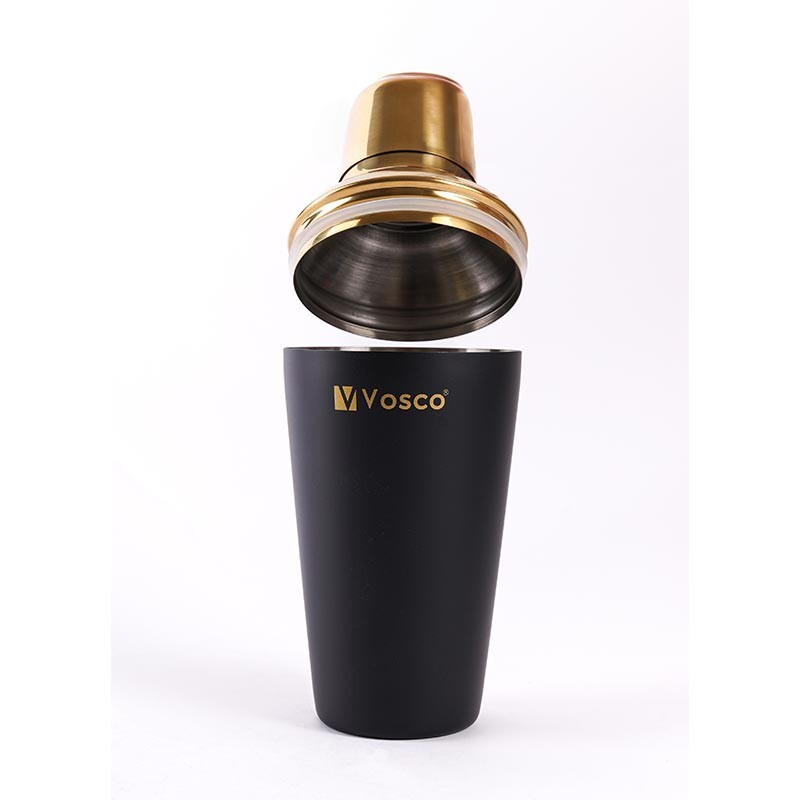 Vosco VSC-K3G 3 Parça Golden Bar Kokteyl Seti, Gold Siyah - 6