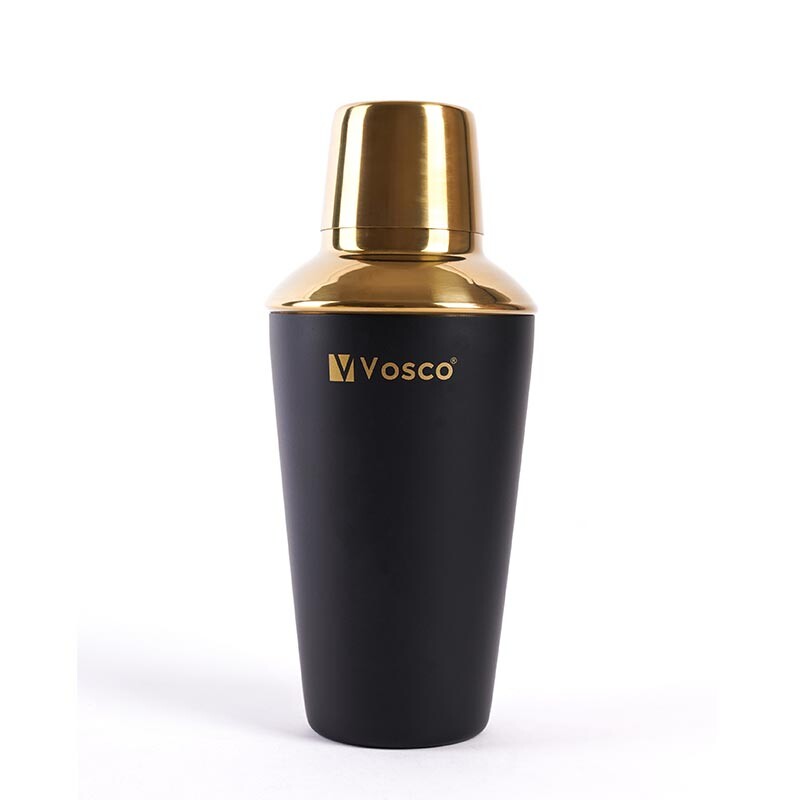 Vosco VSC-K3G 3 Parça Golden Bar Kokteyl Seti, Gold Siyah - 3