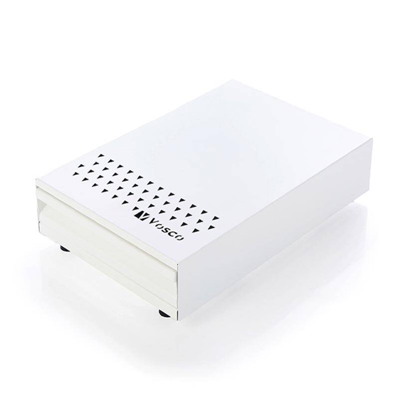 Vosco VSC-PCB Kahve Posa Çekmecesi Knock Box, 25x38 cm, Beyaz - 3