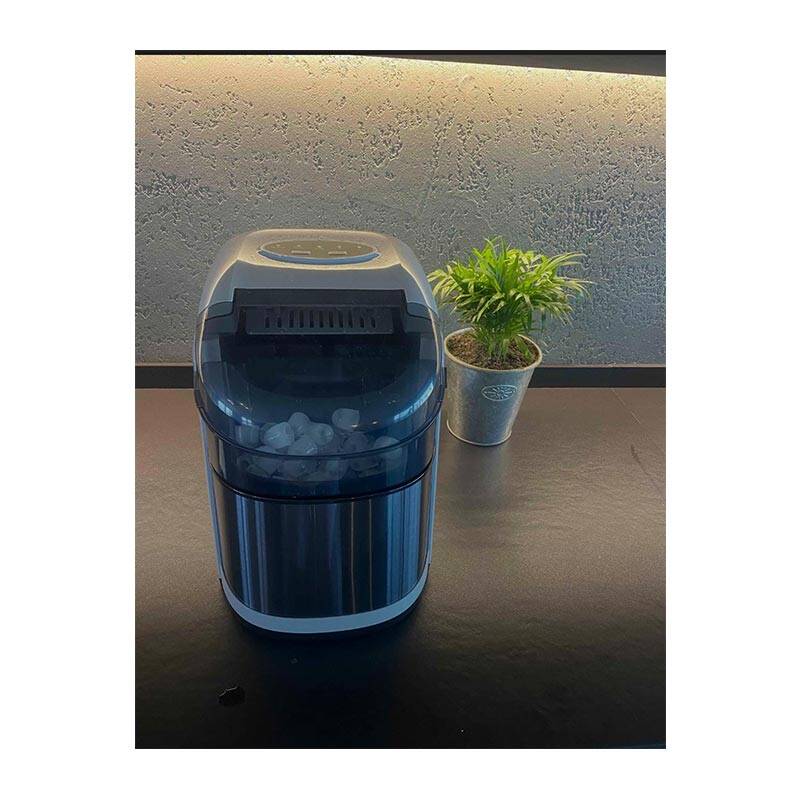 Vosco VSCB-12B Hazneli Ev Tipi Parmak Buz Makinesi, 12 kg/gün Kapasiteli, Ultra Sessiz, Gri - 3