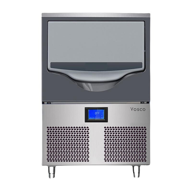 Vosco VSCB-40C Aura Seri Hazneli Tezgahaltı Küp Buz Makinesi, 40 kg/gün Kapasiteli, 20 Lt. - 1