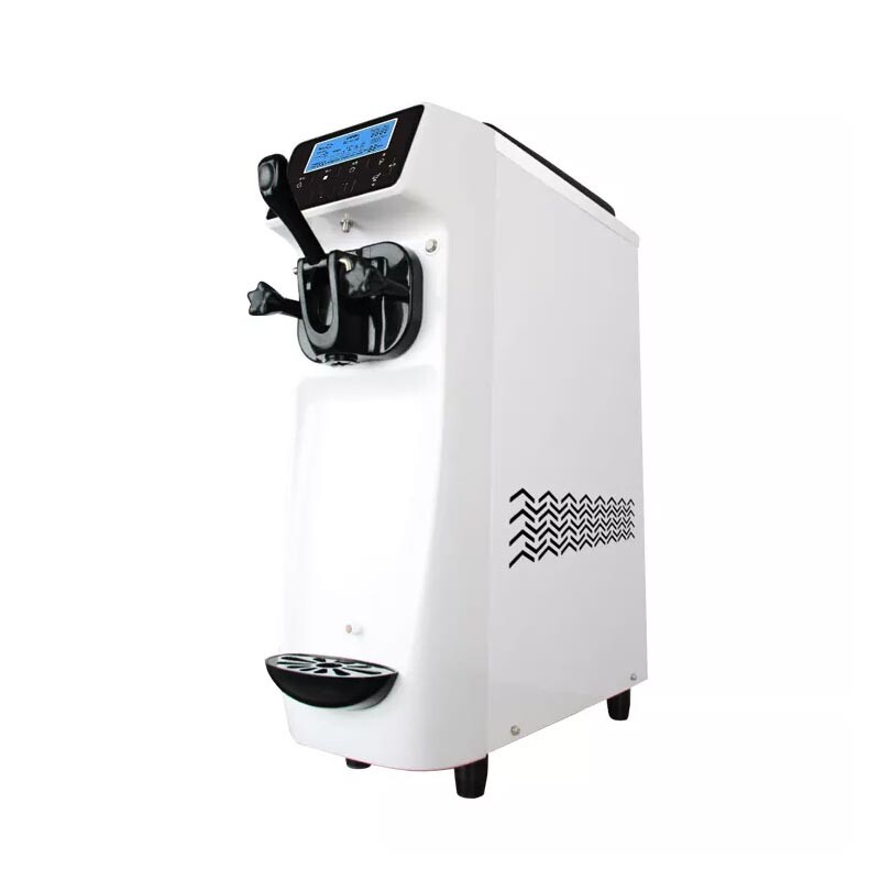 Vosco VST-16EB Soft Dondurma Makinesi, Paslanmaz Çelik Gövde, Beyaz - 1