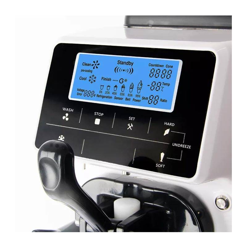 Vosco VST-16EB Soft Dondurma Makinesi, Paslanmaz Çelik Gövde, Beyaz - 3
