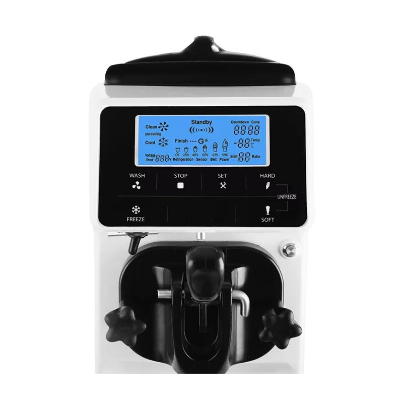 Vosco VST-16EB Soft Dondurma Makinesi, Paslanmaz Çelik Gövde, Beyaz - 4