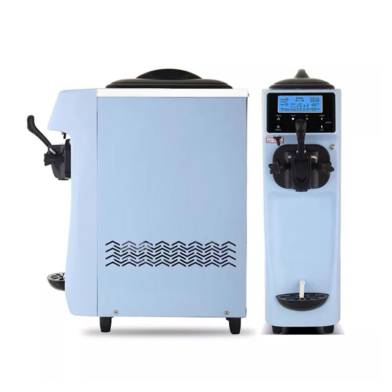 Vosco VST-16EM Soft Dondurma Makinesi, Paslanmaz Çelik Gövde, Mavi - 3