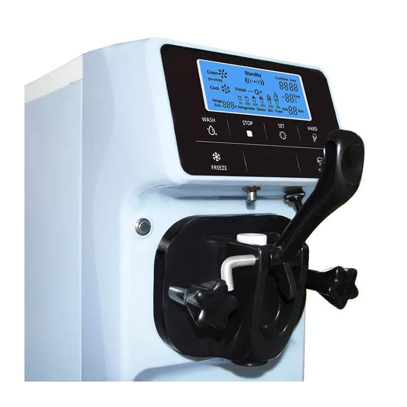 Vosco VST-16EM Soft Dondurma Makinesi, Paslanmaz Çelik Gövde, Mavi - 4