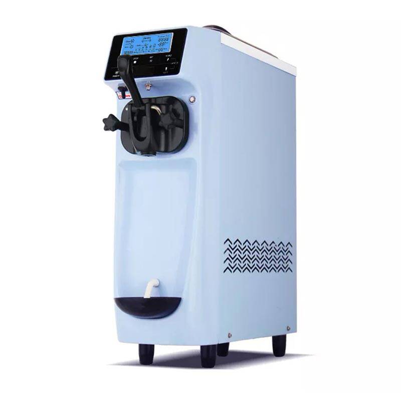 Vosco VST-16EM Soft Dondurma Makinesi, Paslanmaz Çelik Gövde, Mavi - 1