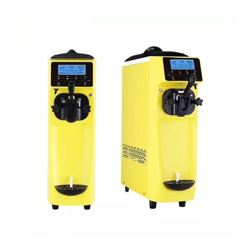 Vosco VST-16ES Soft Dondurma Makinesi, Paslanmaz Çelik Gövde, Sarı - 4