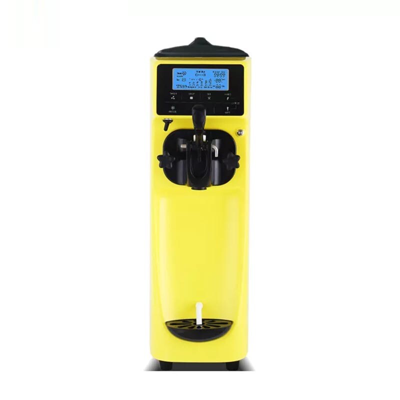 Vosco VST-16ES Soft Dondurma Makinesi, Paslanmaz Çelik Gövde, Sarı - 5