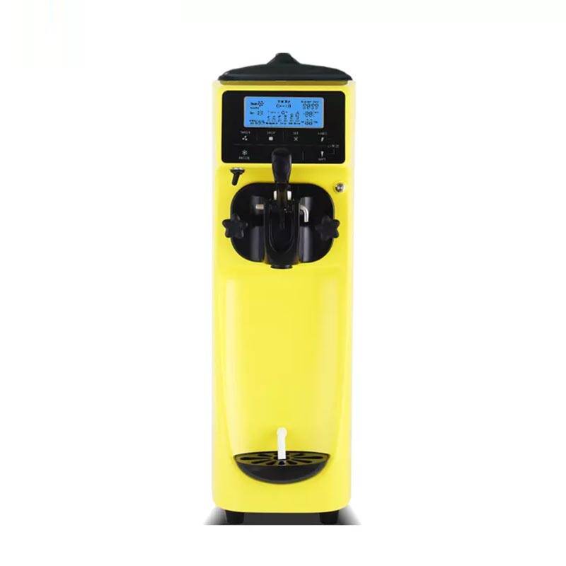 Vosco VST-16ES Soft Dondurma Makinesi, Paslanmaz Çelik Gövde, Sarı - 5