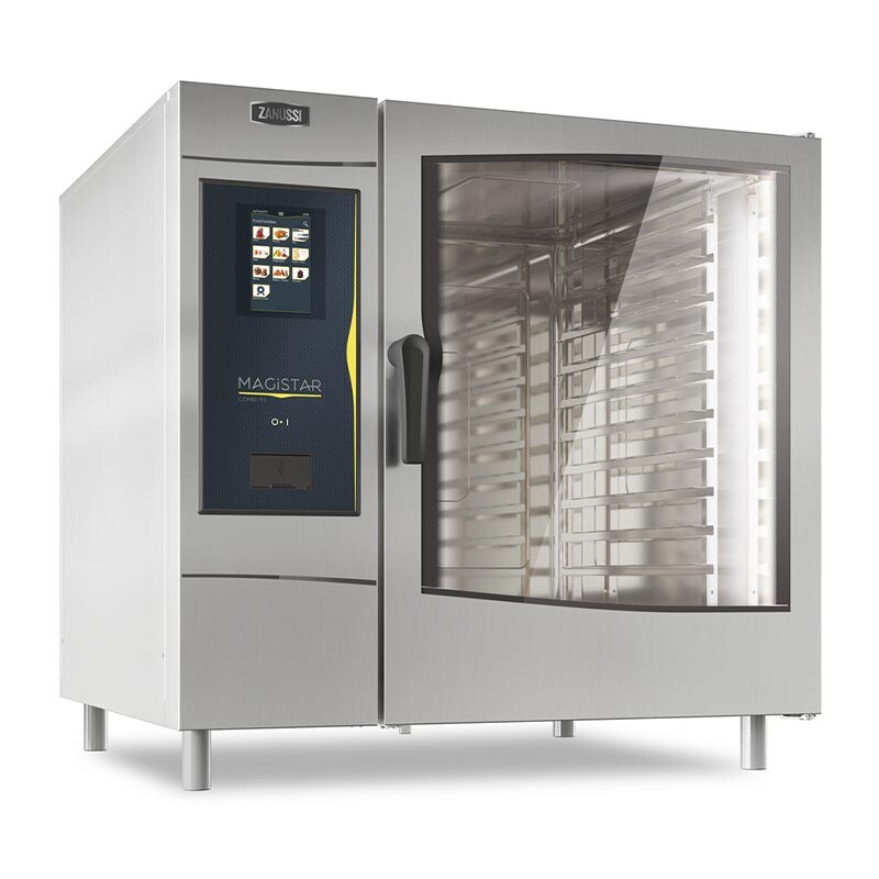 Zanussi 218723 Magistar TS Dokunmatik Ekranlı Kombi Konveksiyonlu Fırın, Airflow Sistemi, GN 2/1 10 Tepsi Kapasiteli, Elektrikli - Zanussi