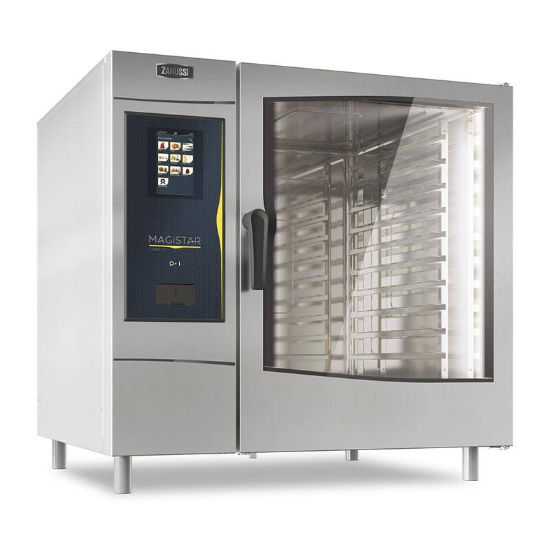Zanussi 218723 Magistar TS Dokunmatik Ekranlı Kombi Konveksiyonlu Fırın, Airflow Sistemi, GN 2/1 10 Tepsi Kapasiteli, Elektrikli - 1