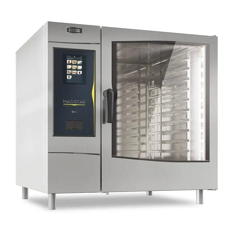 Zanussi 218723 Magistar TS Dokunmatik Ekranlı Kombi Konveksiyonlu Fırın, Airflow Sistemi, GN 2/1 10 Tepsi Kapasiteli, Elektrikli - 1