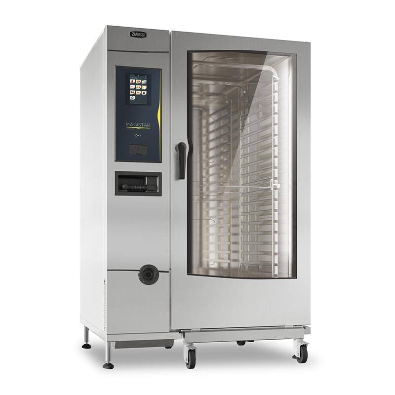 Zanussi 218725 Magistar TS Dokunmatik Ekranlı Kombi Konveksiyonlu Fırın, 3 Pişirme Modu, GN 2/1 20 Tepsi Kapasiteli, Elektrikli - 1