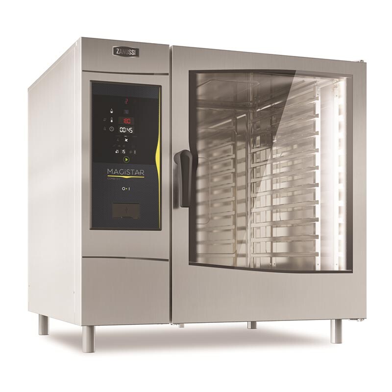 Zanussi 218823 Magistar DS Dijital Kontrol Kombi Konveksiyonlu Fırın, LED Butonlu, GN 2/1 20 Tepsi Kapasiteli, Elektrikli - Zanussi