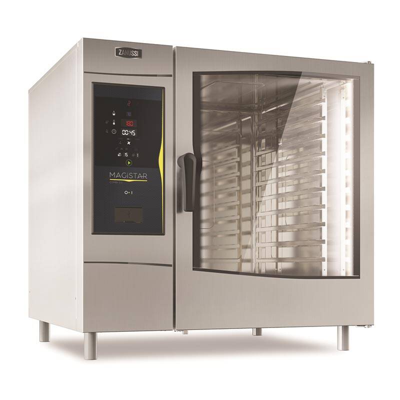 Zanussi 218823 Magistar DS Dijital Kontrol Kombi Konveksiyonlu Fırın, LED Butonlu, GN 2/1 20 Tepsi Kapasiteli, Elektrikli - 1