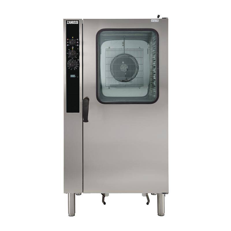Zanussi 240204 Nemlendirmeli Konveksiyonlu Fırın, GN 2/1 20 Tepsi Kapasiteli, Mekanik Buton, Gazlı - 1